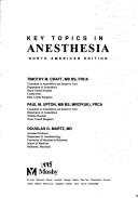 Cover of: Key topics in anesthesia