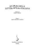 Cover of: Storia della letteratura italiana