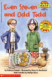 Even Steven and Odd Todd by Kathryn Cristaldi