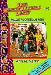 Cover of: Mallory's Christmas wish