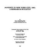 Cover of: Poverty in New York City, 1991: a research bulletin