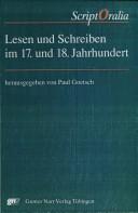 Cover of: Lesen und Schreiben im 17. und 18. Jahrhundert: Studien zu ihrer Bewertung in Deutschland, England, Frankreich