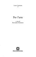Cover of: Per l'arte by Luigi Capuana