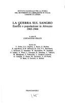 Cover of: La Guerra sul Sangro: eserciti e popolazione in Abruzzo, 1943-1945