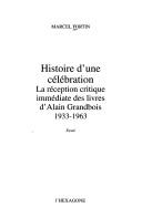 Histoire d'une célébration by Fortin, Marcel