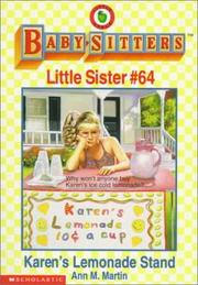 Cover of: Karen's Lemonade Stand by Ann M. Martin