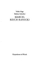 Marcel Reich-Ranicki by Volker Hage