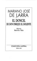 Cover of: El doncel de don Enrique el Doliente