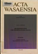 Begreppssystem för terminologisk analys by Anita Nuopponen