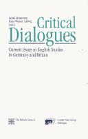 Cover of: Critical dialogues by edited by Isobel Armstrong and Hans-Werner Ludwig.