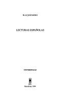 Cover of: Lecturas españolas