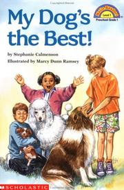Cover of: My dog's the best by Stephanie Calmenson