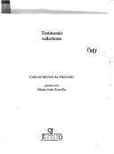 Cover of: Testimonio vallartense: platica con María José Zorrilla