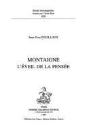 Cover of: Montaigne: l'éveil de la pensée