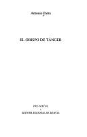 Cover of: El Obispo de Tánger