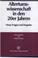 Cover of: Altertumswissenschaft in den 20er Jahren