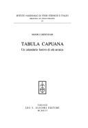 Cover of: Tabula Capuana: un calendario festivo di età arcaica