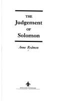 Cover of: The judgement of Solomon by Anne Redmon