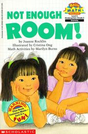 Cover of: Not enough room! by Joanne Rocklin