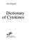 Cover of: Dictionary of cytokines