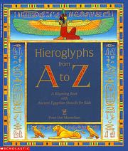 Cover of: Hieroglyphs from A to Z by Peter Der Manuelian, Peter Der Manuelian