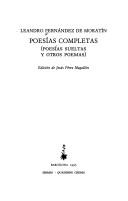 Cover of: Poesías completas: Poesías sueltas y otros poemas