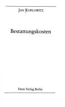 Cover of: Bestattungskosten