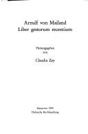 Cover of: Liber gestorum recentium