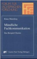 Mündliche Fachkommunikation by Klaus Munsberg