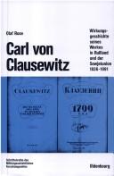 Cover of: Carl von Clausewitz by Olaf Rose