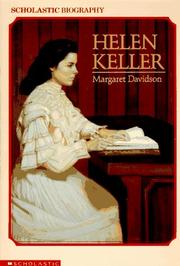 Cover of: Helen Keller (Scholastic Biography) by Margaret Davidson