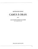 Cover of: Camus à Oran by Abdelkader Djemaï