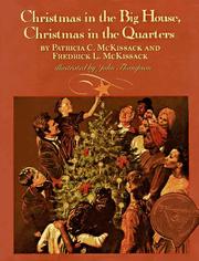 Cover of: Christmas in the big house, Christmas in the quarters
