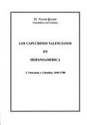 Cover of: Los capuchinos valencianos en Hispanoamérica