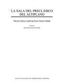Cover of: La sala del preclásico del Altiplano