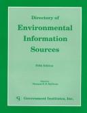 Cover of: Directory of environmental information sources