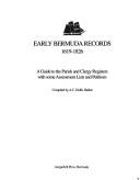 Early Bermuda records, 1619-1826 by A. C. Hollis Hallett