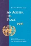 Cover of: An agenda for peace, 1995 by Boutros Boutros-Ghali