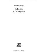 Cover of: Sallustio e l'etnografia