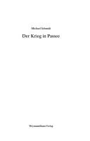 Cover of: Der Krieg in Passee by Schmidt, Michael