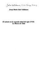 Cover of: El sainete en la segunda mitad del siglo XVIII: la Mueca de Talía