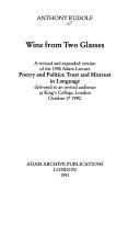 Cover of: Wine from two glasses