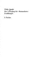 Cover of: Untergang der "Romanshorn": Erzählungen