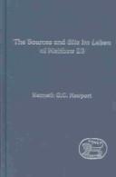 Cover of: The sources and Sitz im Leben of Matthew 23