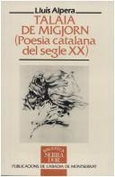 Cover of: Talaia de migjorn: poesia catalana del segle XX