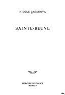 Cover of: Sainte-Beuve