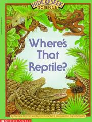 Cover of: Hide And Seek Science #02: Where's That Reptile? (Hide And Seek Science)