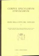 Cover of: Corpus speculorum Etruscorum.