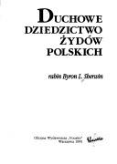 Cover of: Duchowe dziedzictwo Żydów polskich