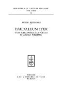 Cover of: Daedaleum iter: studi sulla poesia e la poetica di Angelo Poliziano